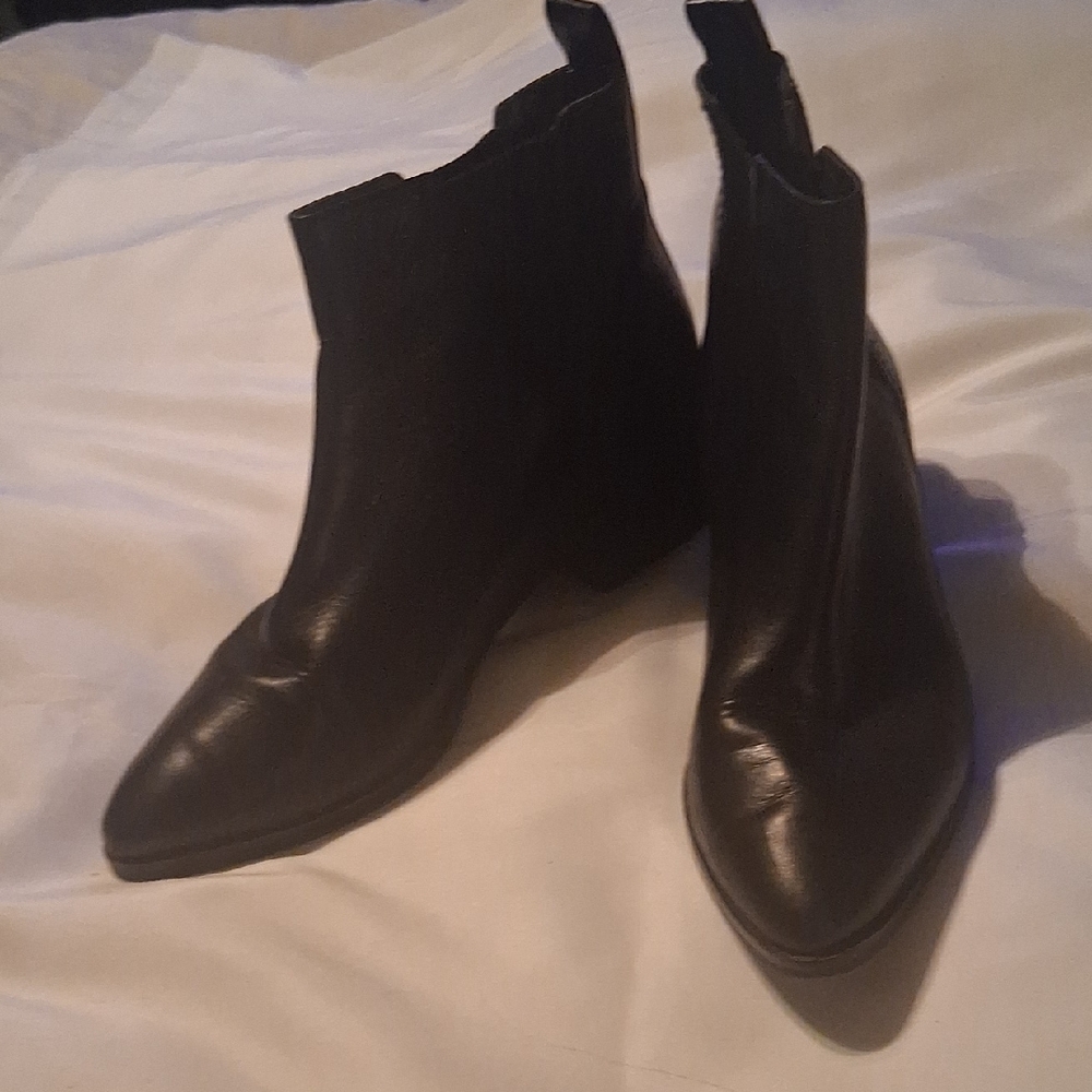 Cole Haan Sleek Black Ankle Booties